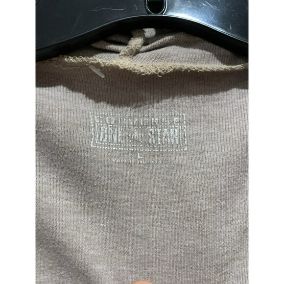 CONVERSE ONE STAR Women's Cardigan Sweater Small Gray Open Front Shawl Collar - Picture 3 of 3